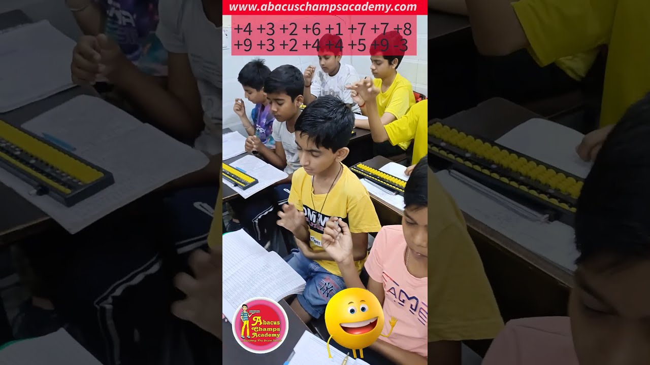 35 steps Sum | Abacus Classes India #abacusclasses #learnabacus #mathshorts #focus #concentration