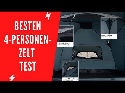 Video: 4 Besten Vier-Personen-Zelte Für Camping Mit Ihren Freunden