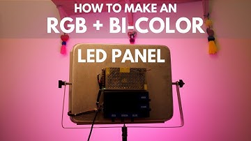 Cinematic RGB Studio Light Panel - How to Build Your Own!