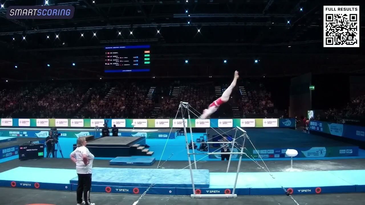 Charlize Moerz. 2025 European Championships. Qual/TF. UB