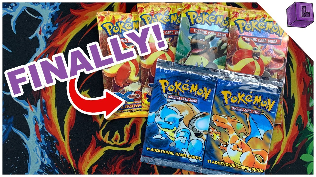 FINALLY! Opening Flash Fire And Pokemon Base Set Packs! - YouTube