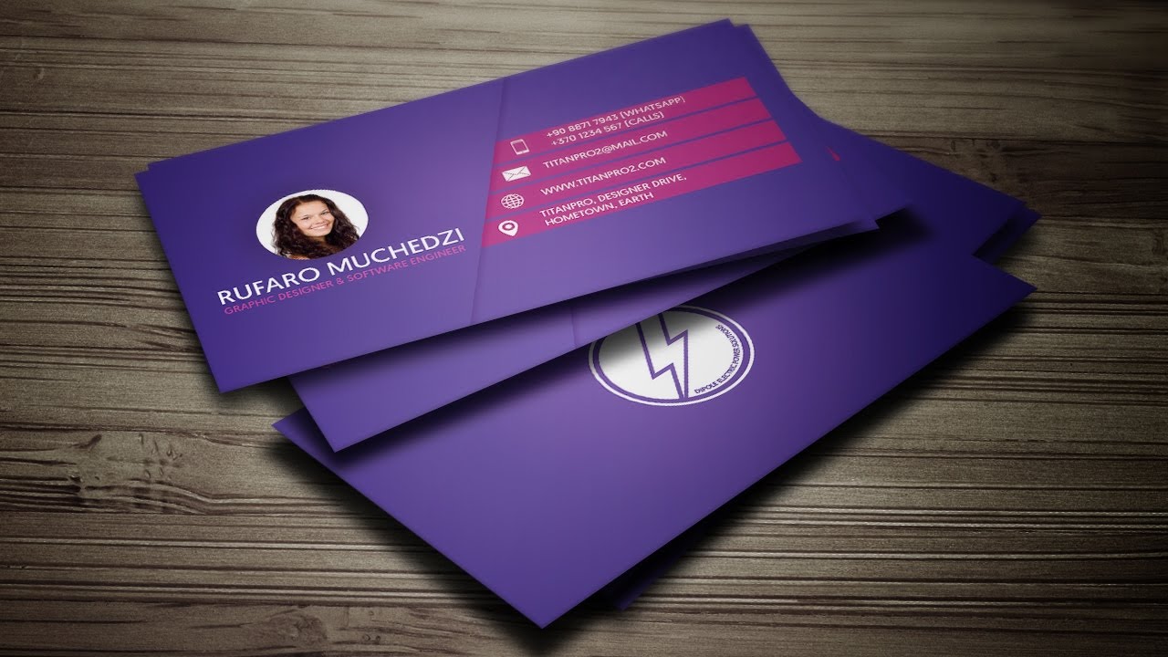 Modern Business Card (PRINT READY + MOCK-UP) in CorelDRAW ...