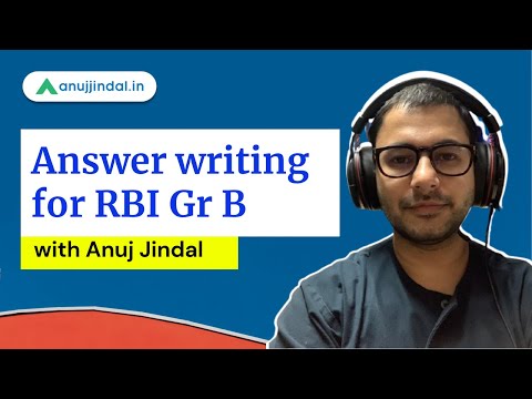 How to write Answers for RBI Gr B exam? Answer writing on "Global Financial crisis" with Anuj Jindal