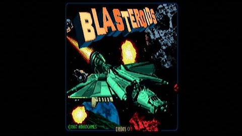 Blasteroids - Arcade Gameplay - Atari 1987
