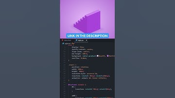 CSS 3D Stairs Animation 🎢 #shorts #css #html #coding #programming #code #html5