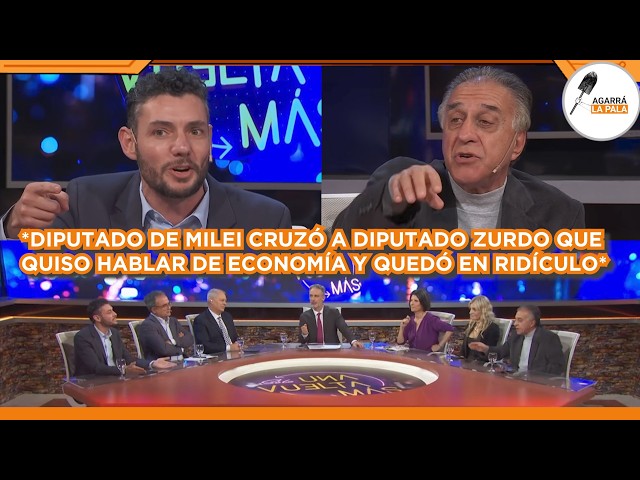 DIPUTADO DE MILEI CRUZÓ A DIPUTADO DE IZQUIERDA CUANDO QUISO HABLAR DE ECONOMÍA Y QUEDÓ EN RIDÍCULO