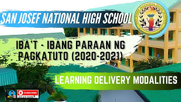 San Josef NHS  Learning Delivery Modalities 2020 2021