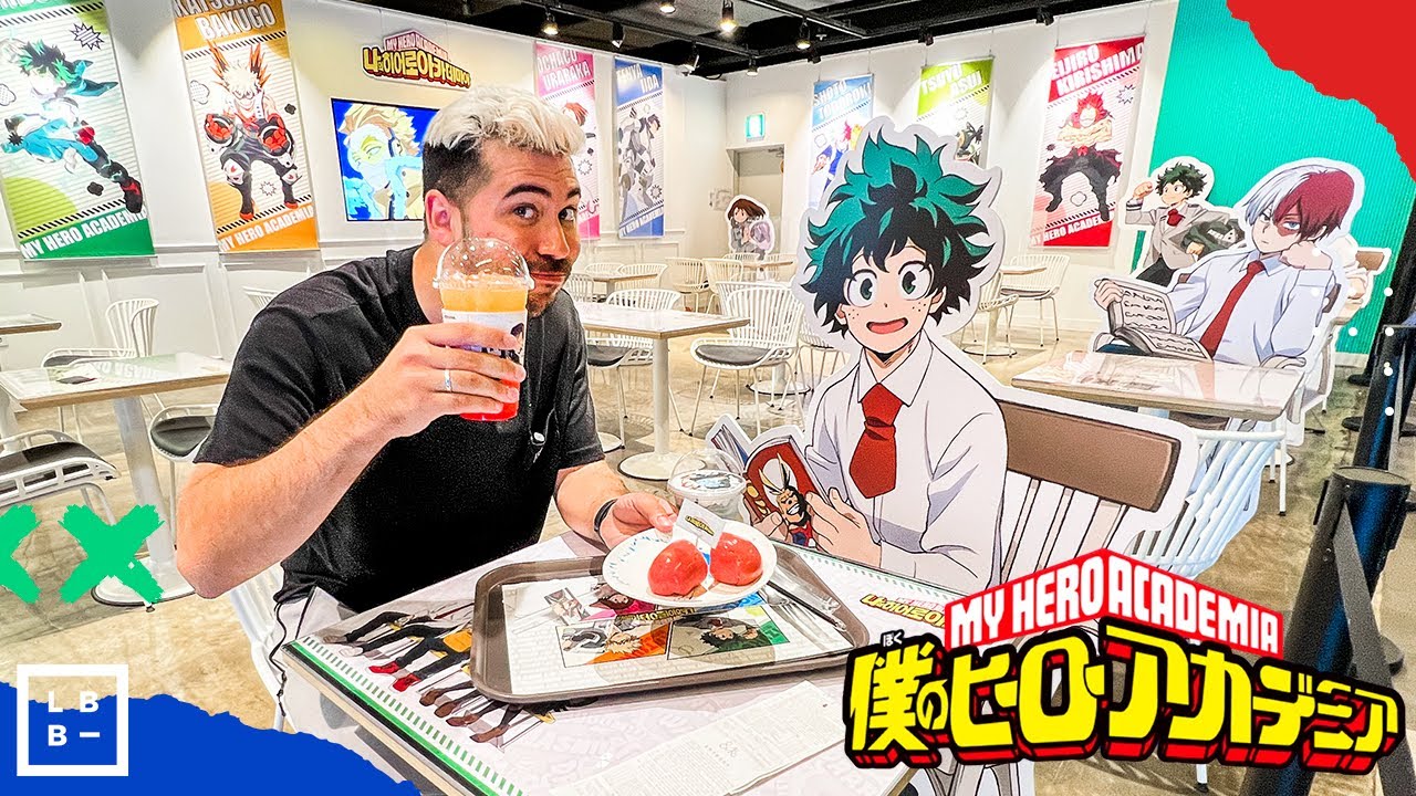 COMIMOS en la cafetería de MY HERO ACADEMIA en COREA DEL SUR 🇰🇷 YouTube