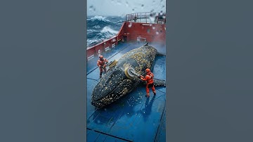 Rescuers Save a Giant Whale and Set It Free in High Waves