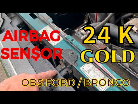 Junkyard 24K Gold!  Airbag Sensor Gold in Older Ford Cars and Trucks