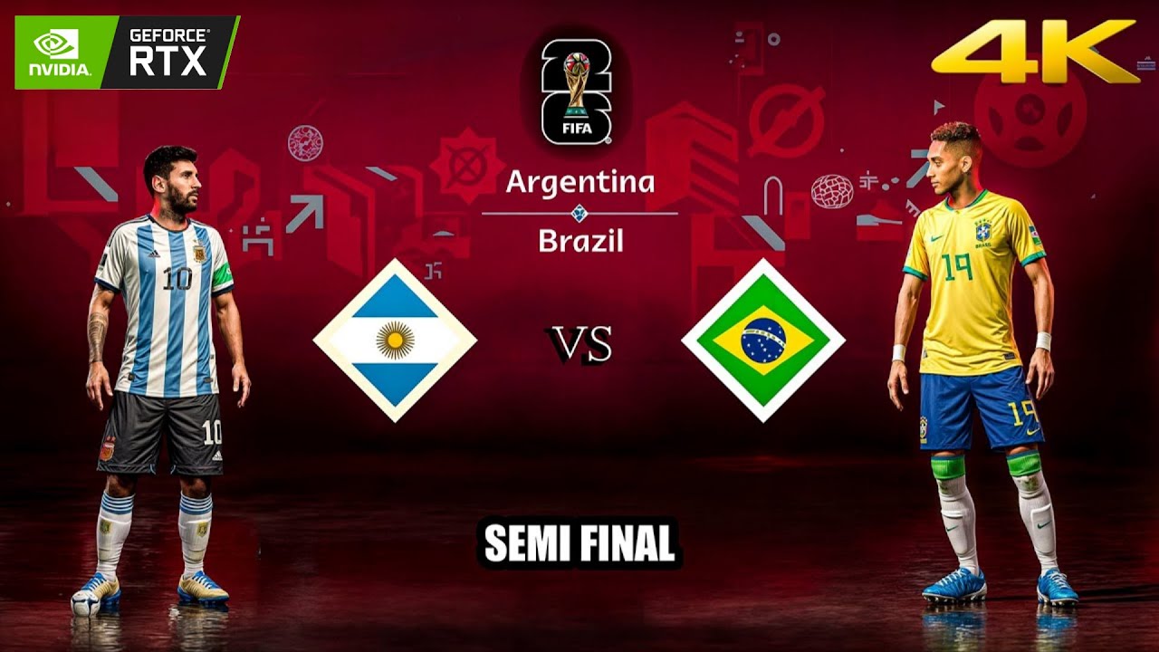 FIFA 23 - Brazil vs. Argentina - FIFA World Cup 2022 Final Match | PC ™ RTX 3060 12 GB
