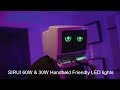 SIRUI brings to the market 3 Capable LED lights, the C60 daylight ,C60B bi-color-Full Review