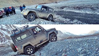 Mahindra Thar vs Force Gurkha's Approach And Departure Angles