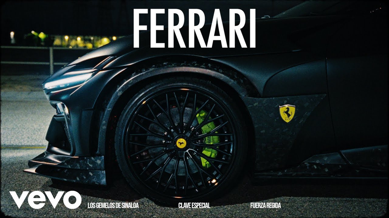 Clave Especial, Los Gemelos De Sinaloa, Fuerza Regida - FERRARI (Official)