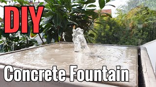 How to build a fountain from concrete by Grey Element Projects 6,083 views 3 years ago 8 minutes, 9 seconds