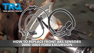 How to Replace Front ABS Wheel Speed Sensor 2000-2005 Ford Excursion