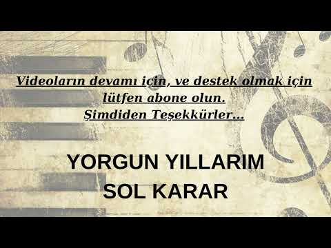 YORGUN YILLARIM SOL KARAR [ ALTYAPI ] #cover #altyapı #karaoke #cengizkurtoğlu #damar #hakanaltun