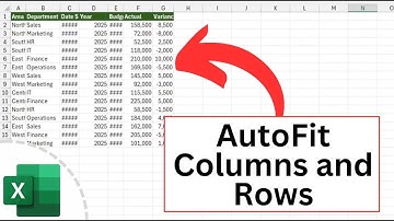 Cara Menyesuaikan Kolom dan Baris Secara Otomatis di Excel | Menyesuaikan Ukuran Sel Secara Otoma...