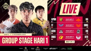 LIVE | HARI KE-1 | Fase Grup Kejuaraan Dunia M5 | (ID)