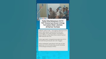 JADI BUKTI BARU? TEMUAN Obat-obatan di Kamar Dosen Untag Diselidiki, Rekaman CCTV Kini Turut Disita