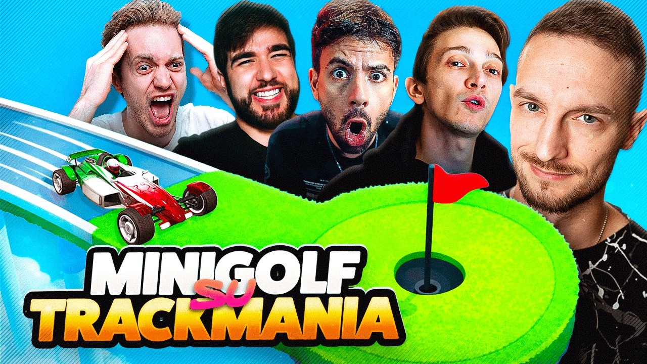 MINIGOLF...su TRACKMANIA! con Rohn ,Dread, Gabbo, JTaz e il Masseo 🏎️