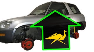 1997 RAV4 Old Man Emu lift kit installation and suspension restoration (episode 6)