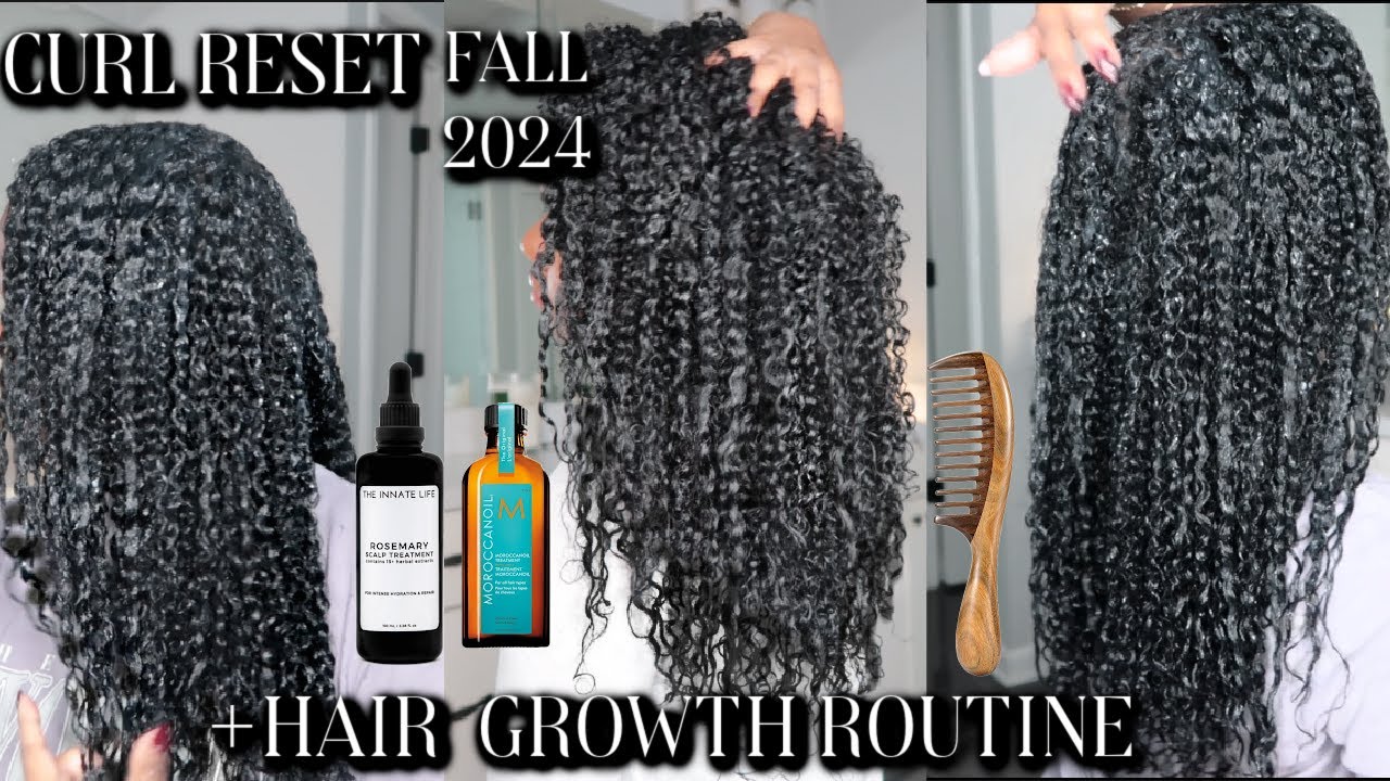 DETAILED CURRENT HAIR GROWTH ROUTINE + CURL RESET 2024 | TIPS & PRODUCT RECOMMENDATIONS