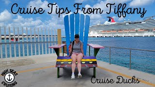 Cruise Tips from Tiffany - Cruise Ducks