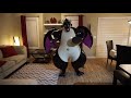 Fat Dragon Pumping Up and Being Silly