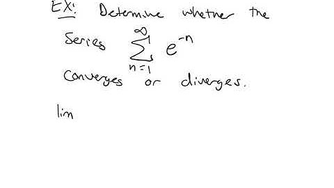 Integral Test Example 4