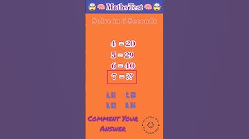 Fast Math Challenge: Can You Crack This Puzzle in 5 Seconds? 🤯🧮 | Viral #shorts #tiktok #youtube