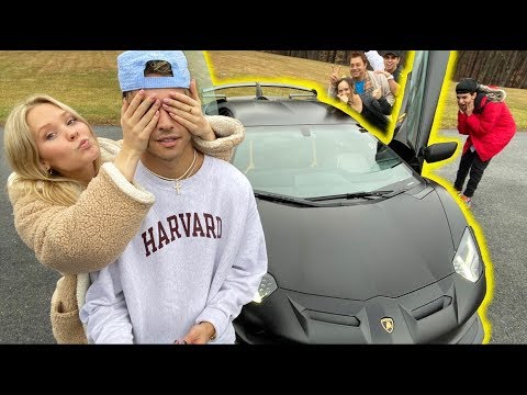 MY GIRLFRIEND SURPRISED ME WITH A NEW LAMBORGHINI!