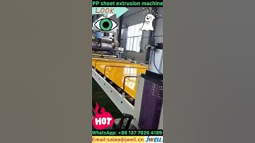 PP sheet extrusion machine 3———0086 137 7626 4189