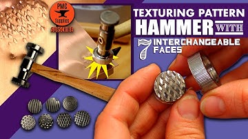 Interchangeable Metal Jewelry Texturing Hammer