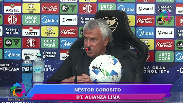 Conferencia de prensa de Néstor Gorosito - Copa Sudamericana - Alianza Lima 2 Gremio 0 - 16-07-2025