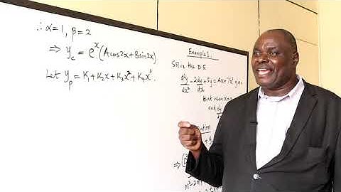 EXAMPLES OF SECOND ORDER DIFFERENTIAL EQUATIONS PART 1