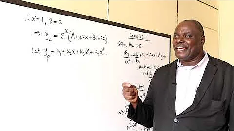 EXAMPLES OF SECOND ORDER DIFFERENTIAL EQUATIONS PART 1