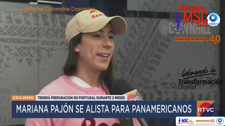 Hablamos con la campeona olímpica de BMX Mariana Pajon, para seguir su preparación en los Olimpicos