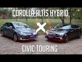 Comparativo de CUSTO: Corolla Altis Hybrid x Civic Touring - Quanto custa MANTER cada modelo