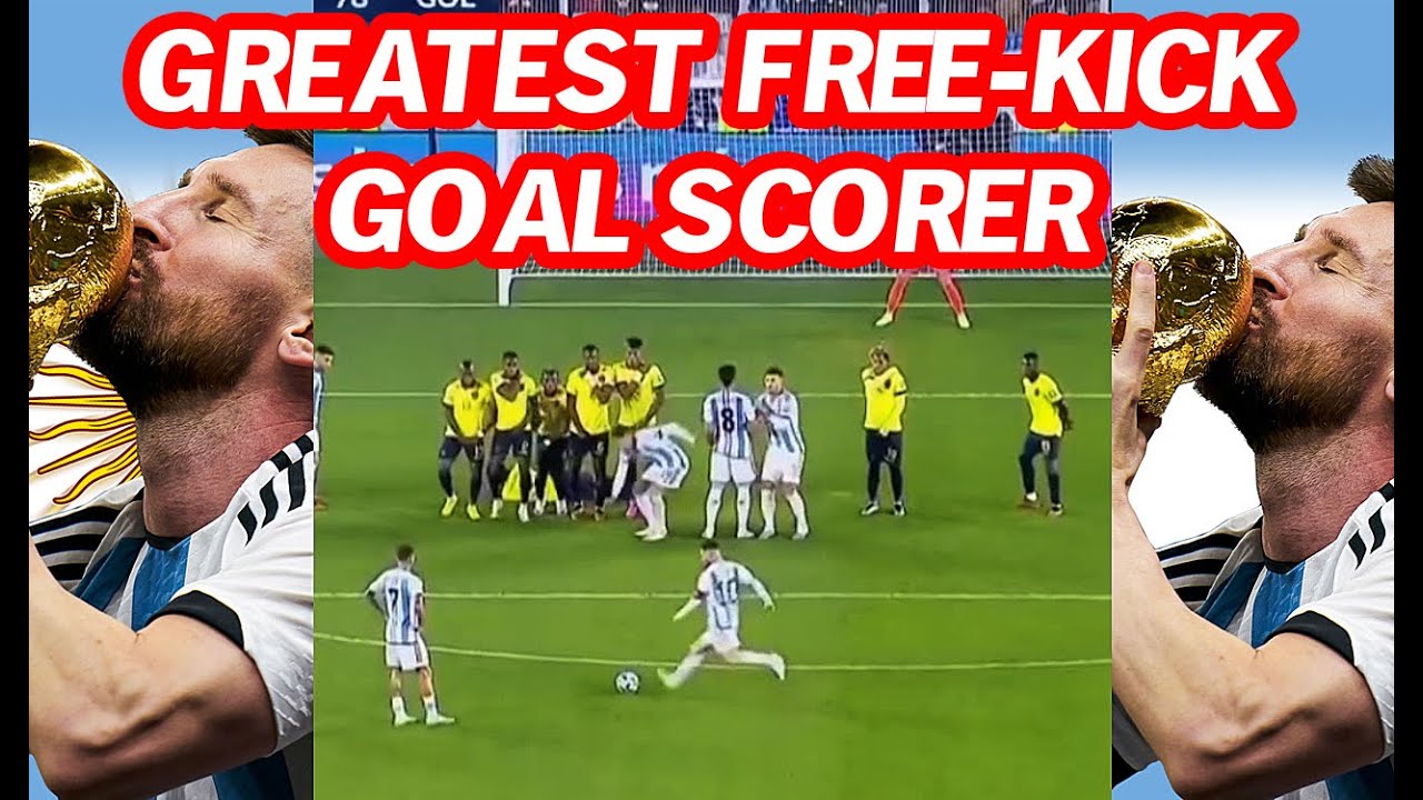 Lionel Messi Greatest FreeKick Goal Scorer in Football History 2023