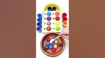 Color Sorting ASMR #relaxing #oddlysatisfying #asmrsounds