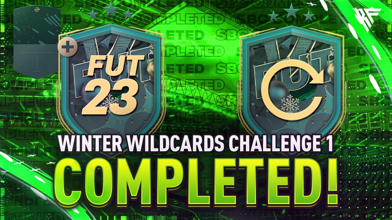 Winter Wildcards Challenge 1 Daily Login Upgrade SBC Completed Tips 