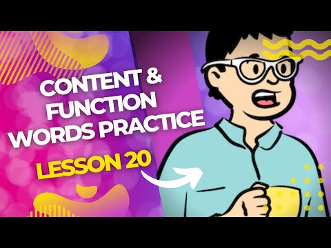 Content vs. Function Words: The Building Blocks of Language