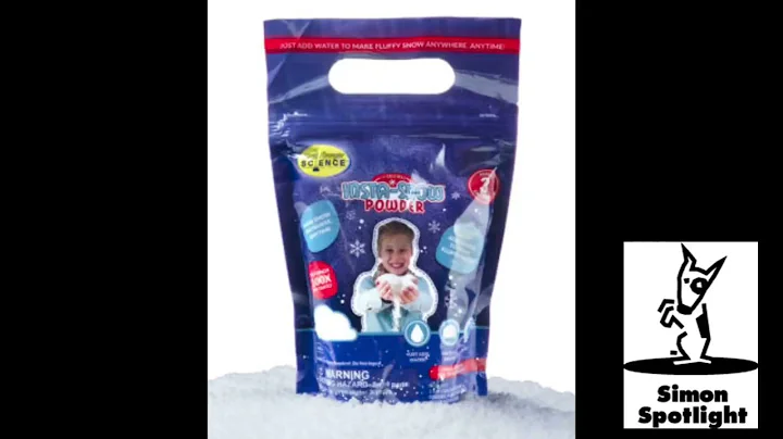 Make snow with InstaSnow fake snow powder