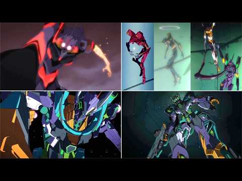 エヴァンゲリオン VS GQuuuuuuX 第10話 比較 エヴァ ガンダム ジークアクス ジフレド ニャアン Gundam GFreD Evangelion EVA Comparison