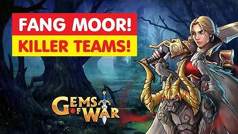 Gems of War Fang Moor Faction Assault! 3 Best Top Killer Teams!