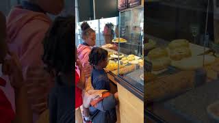 EATING PANERA BREAD 🥖 FOR THE FIRST TIME WITH MY KIDS 🧒🏽👧🏽👧🏽👧🏽