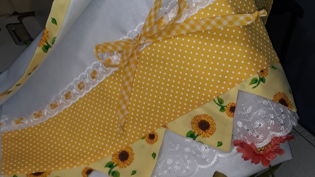 pano de prato com biquinhos mt especial no @Fazendo Arte com Isabel