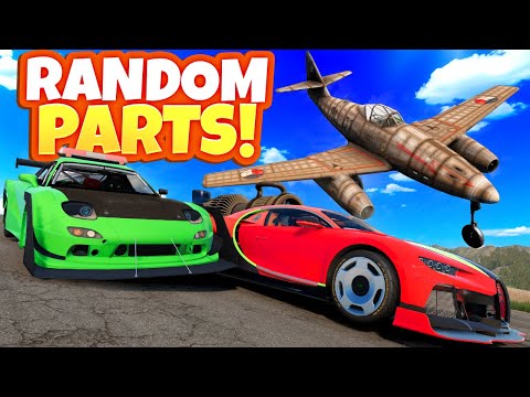 Random Parts Cars with EVERY Mod Enabled BROKE My Game! (BeamNG Drive)