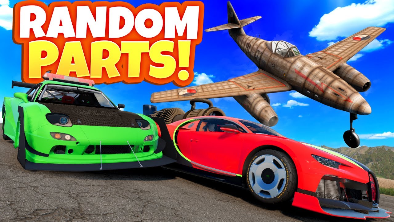 Random Parts Cars with EVERY Mod Enabled BROKE My Game! (BeamNG Drive)